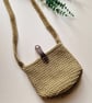 Light Green Crochet Crossbody Bag - Image 3