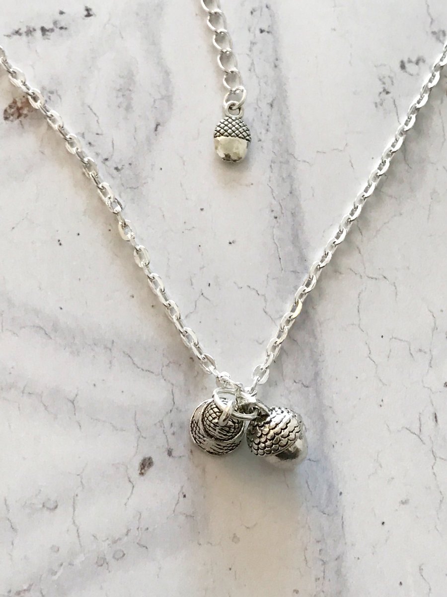 Acorn & Thimble Necklace 