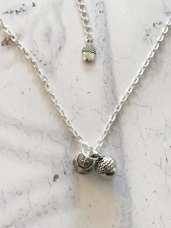 Acorn & Thimble Necklace 
