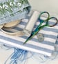 SNOWDROP HEART - with lavender - fabric heart decoration - blue - Image 9