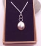 Sterling Silver Pebble Pendant. - Image 9