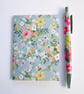 Pink rose bouquet floral A7 mini pocket notebook