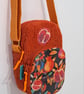 Mini phone pouch, Pomegranate  - Image 1