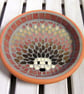 Mosaic Bird Bath Harvest Hedgehog  - Image 1