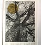 'Yeld Oak 1' Varied Edition with Golden Sun, original Hand Pulled Print - Image 1
