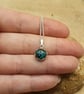 Tiny Chrysocolla pendant necklace - Image 3