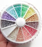 1800 Miyuki Size 11 Pastel Ceylon Seed Beads in a 12 Colour Wheel - Image 6