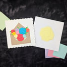 Free shipping - 3D Origami Bouquet Card - A Garden in an Envelope