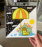 Umbrella & wellies picture  - Image 1