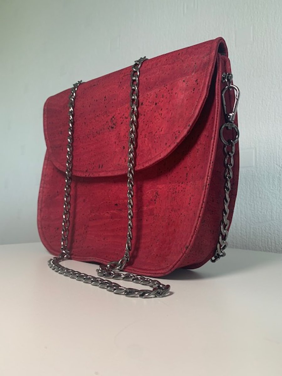 Red Wine Crossbody Bag