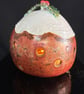 Christmas pudding luminary