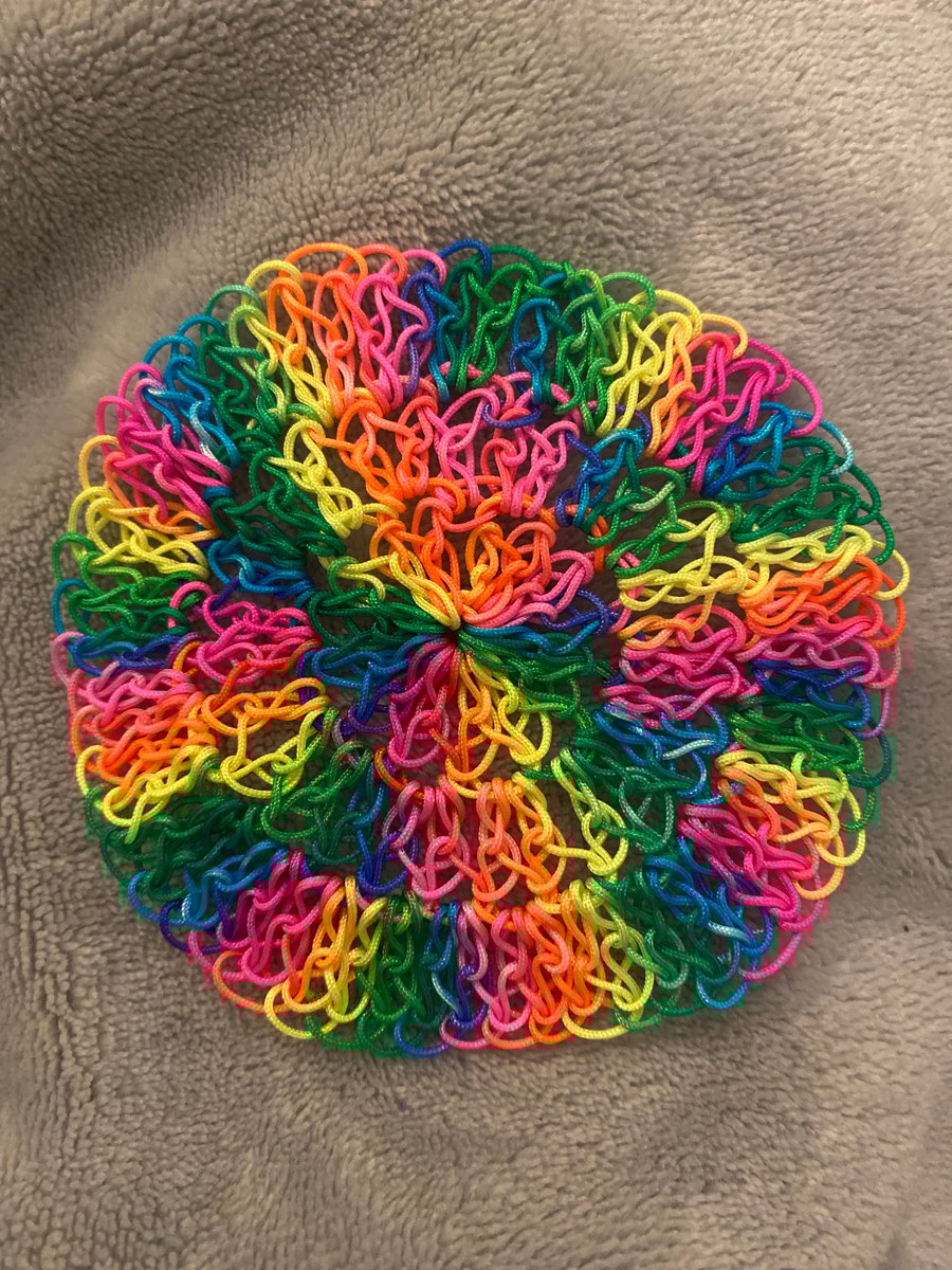 Crochet coaster
