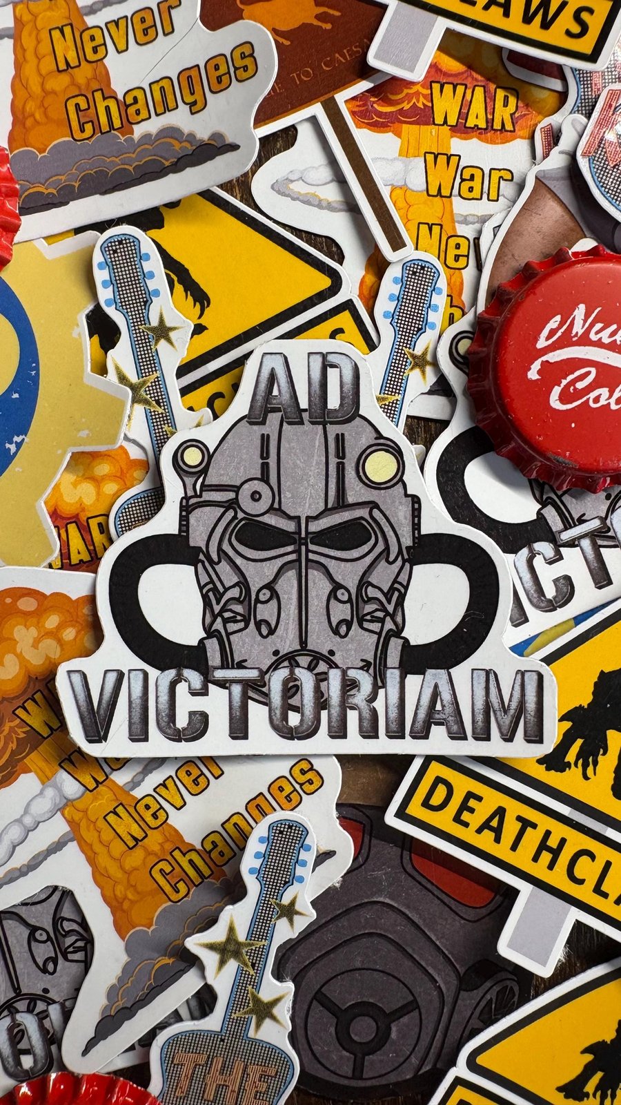 Ad victoriam: brotherhood of steel fallout Video Game sticker