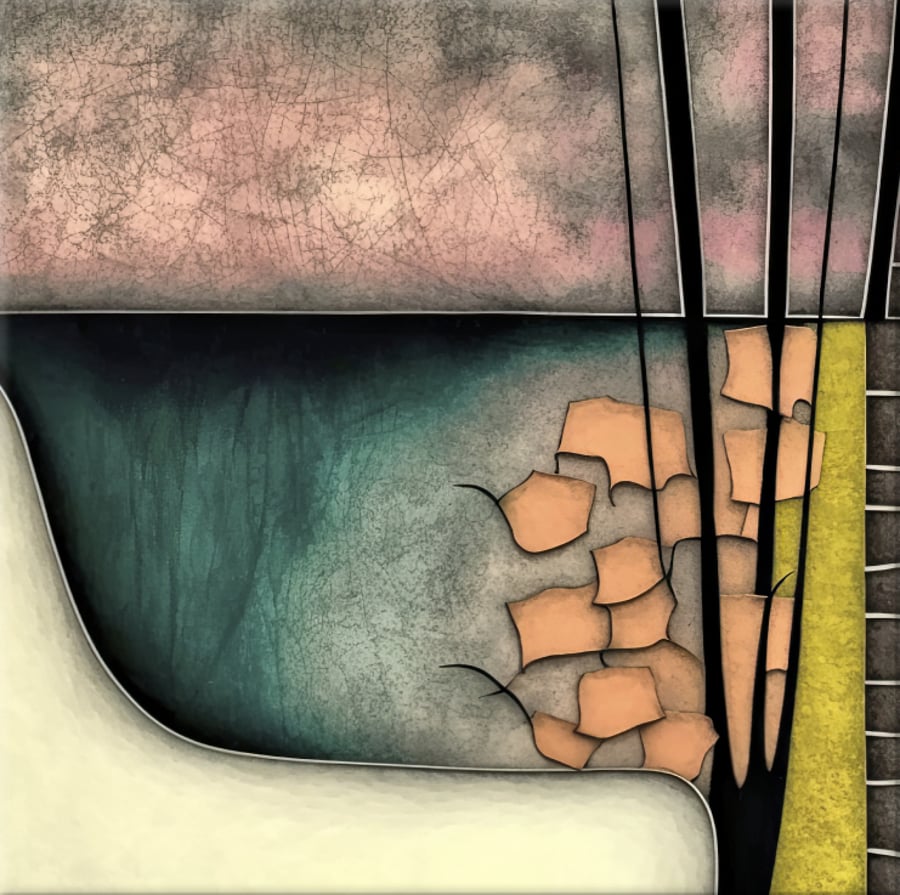 Rustic Serenity 24 x 24 inch canvas print