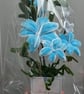 Handmade Lily Flower Arrangement – Small Decorative Gift in Pot