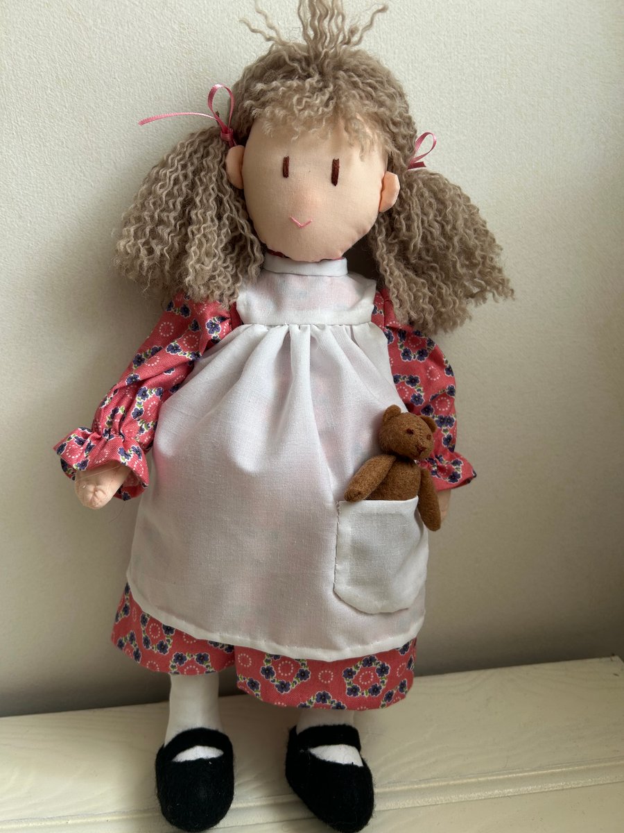 Rag Doll, Traditional Rag Doll, Rag Doll Amelia - Folksy