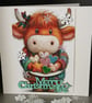 Highland Cow Christmas Card  - Image 4