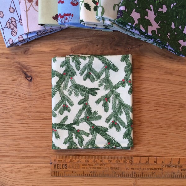 Yew tree fat quarter