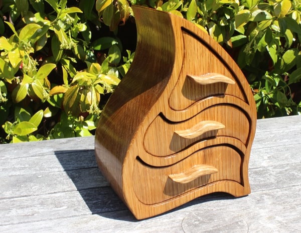 'Flame' Jewellery Box (WJB24)