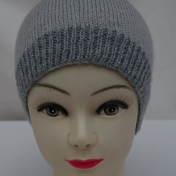 Adult Beanie hat in Grey