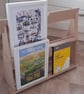 A4 Portrait Display Stand - 2 shelf version for A4 books & frames - flat packing - Image 4