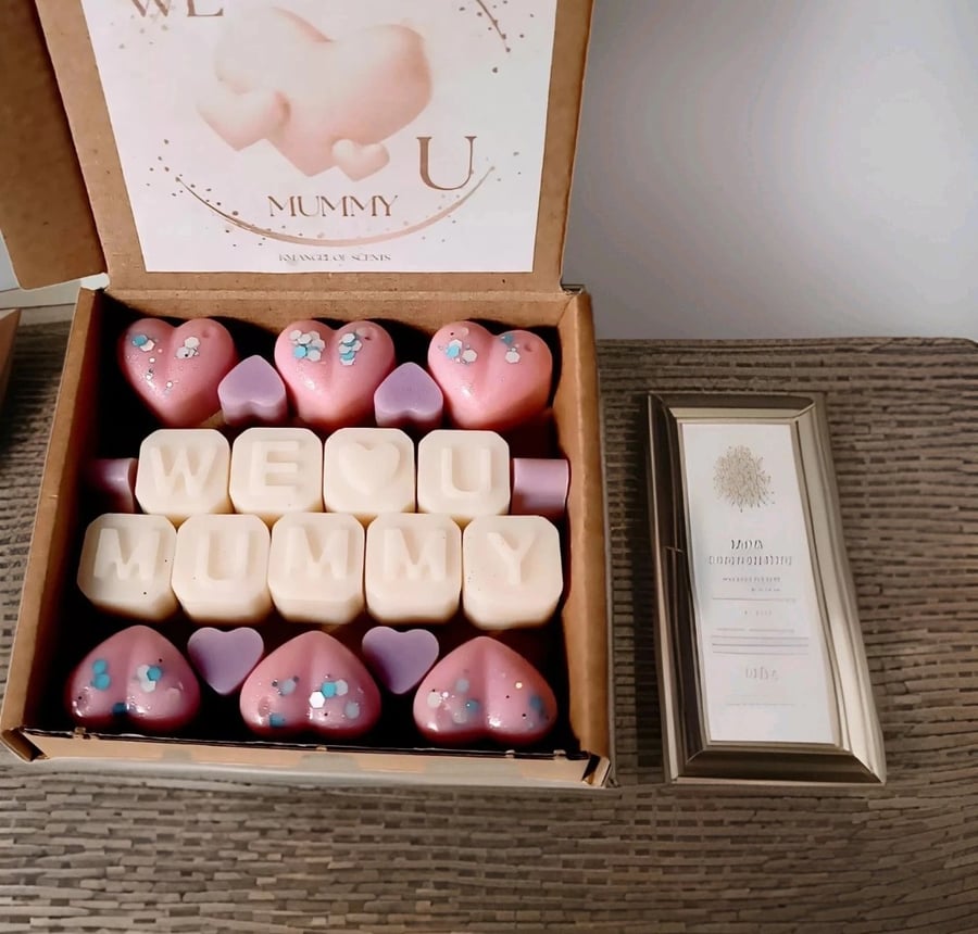 Wax Melts - Gift Idea - We love U Mummy - Mum Gift Idea - handmade - 