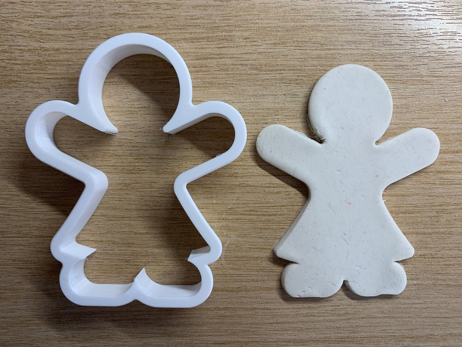 Gingerbread LadyPerson Shaped Cookie Cutters - 4 Sizes