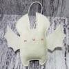 Halloween White Bat Hanging Decoration 