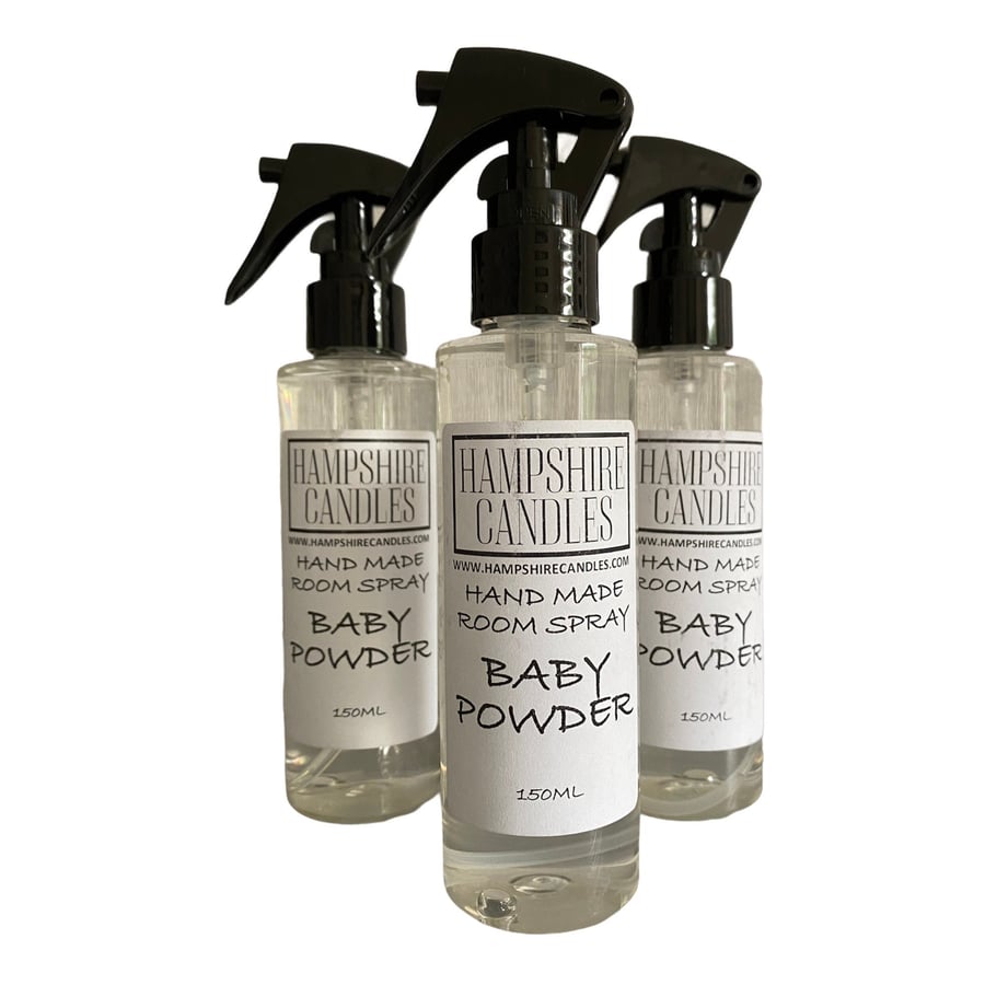 Baby Powder Room Spray, Air Freshener, Linen Spray - Folksy