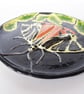 Tiger Moth Ceramic Plate - Hand Sculpted - by Jacqueline Talbot Designs - Image 4