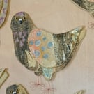 Vi - ceramic pigeon hanging decoration