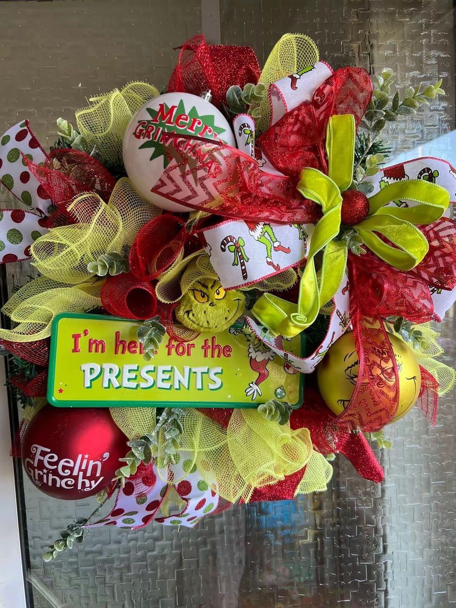 Grinch wreath