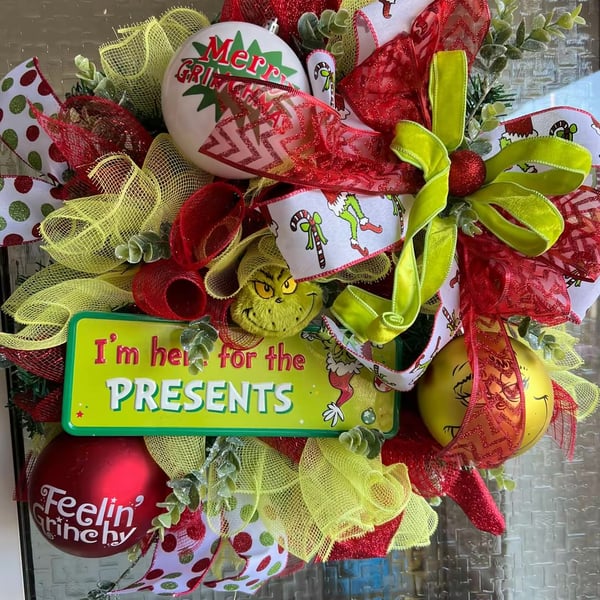 Grinch wreath