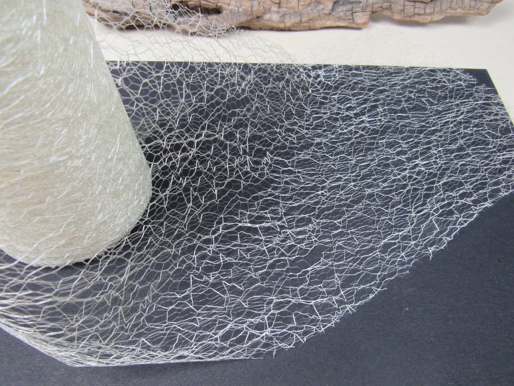 White Spider Web Netting, Cardmaking, Festive Decor