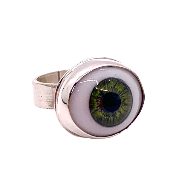 Silver Eye Ring 