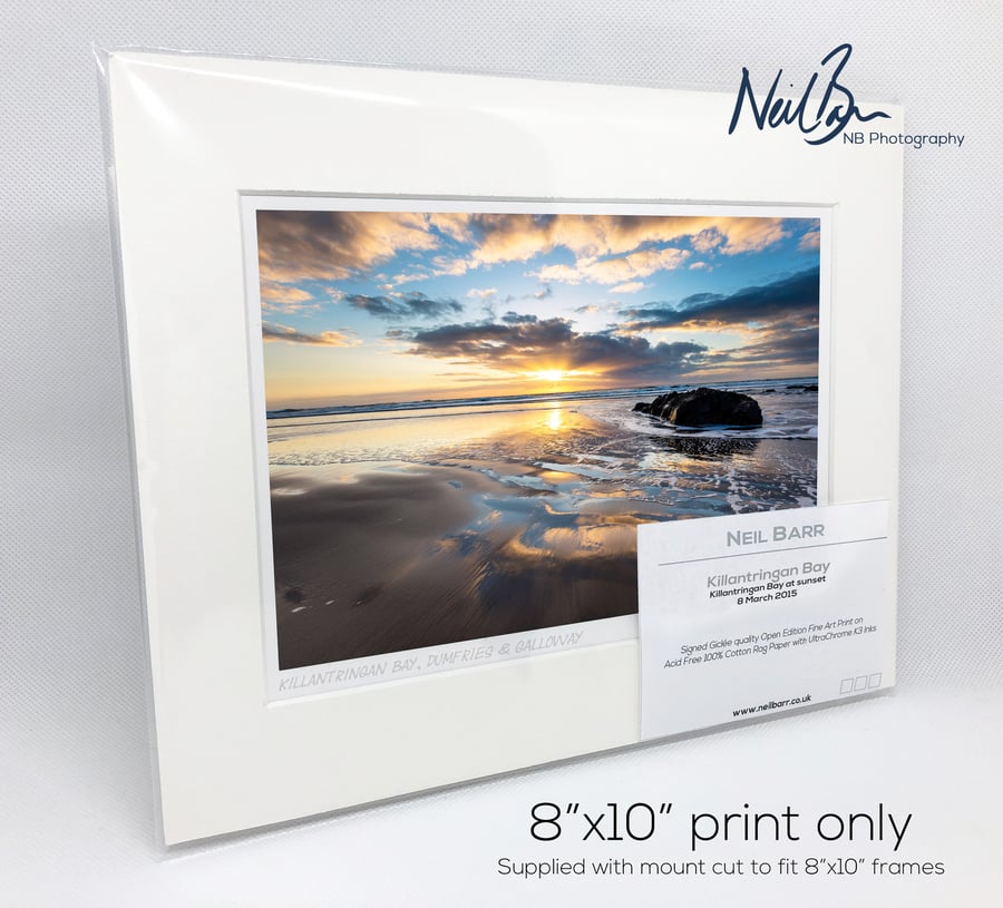 Killantringan Bay, Dumfries and Galloway, Scotland - A5 (10"x8") Unframed Print