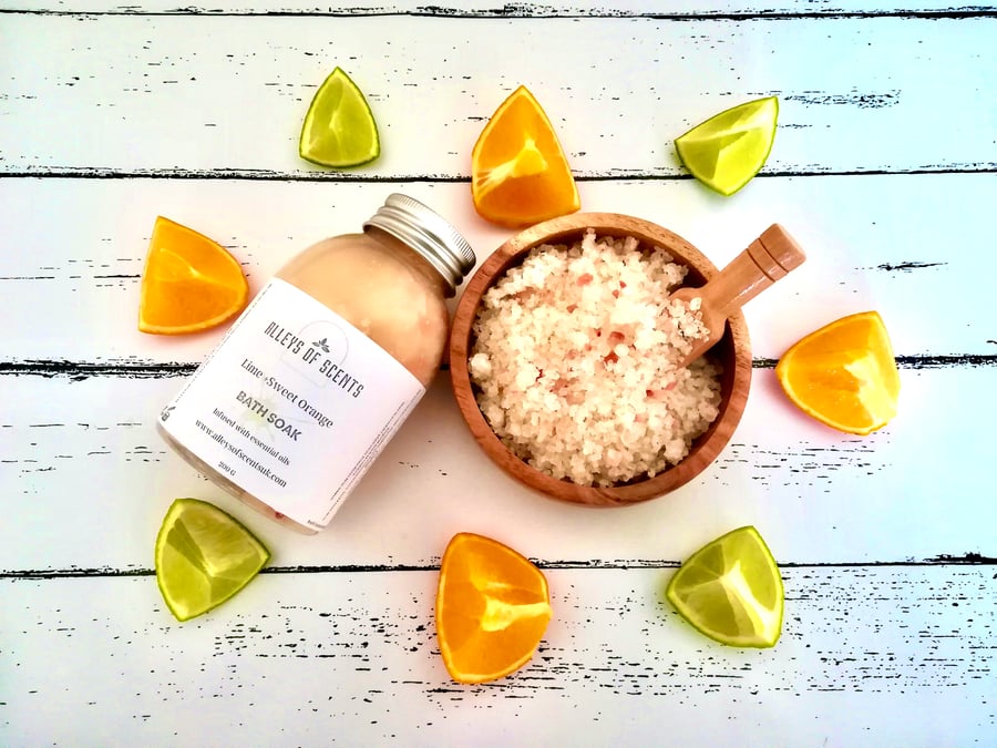 Lime & Sweet Orange Bath Soak