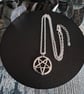 Inverted Pentagram Occult Necklace 18 inch Chain - Image 2