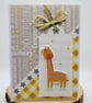 Giraffe Baby Card - New Baby Greeting Cards - Congratulations  - Image 2