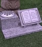 Memorial Grave Stone Marker Personalised Granite Cemetery Headstone  Plaque  - Image 6