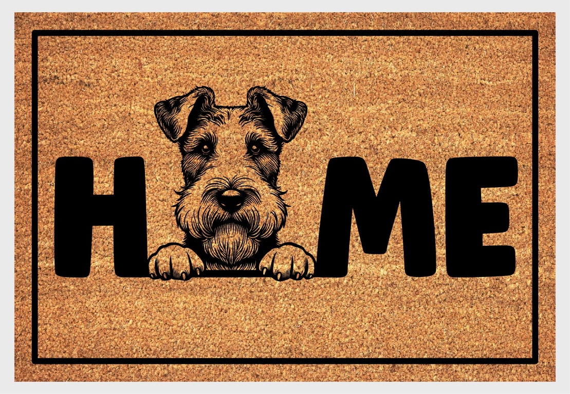 Fox Terrier Home Door Mat No.4 - Fox Terrier Welcome Mat - 3 Sizes