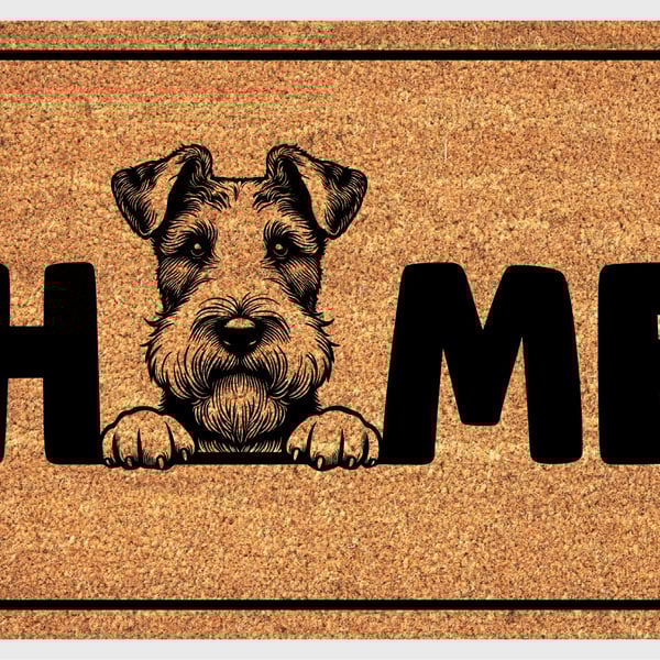 Fox Terrier Home Door Mat No.4 - Fox Terrier Welcome Mat - 3 Sizes