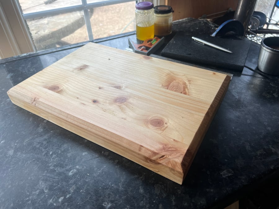 Handmade chunky chopping board 