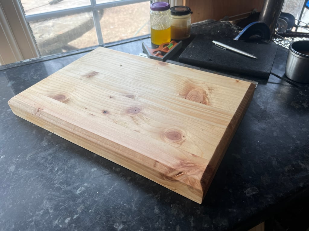 Handmade chunky chopping board 
