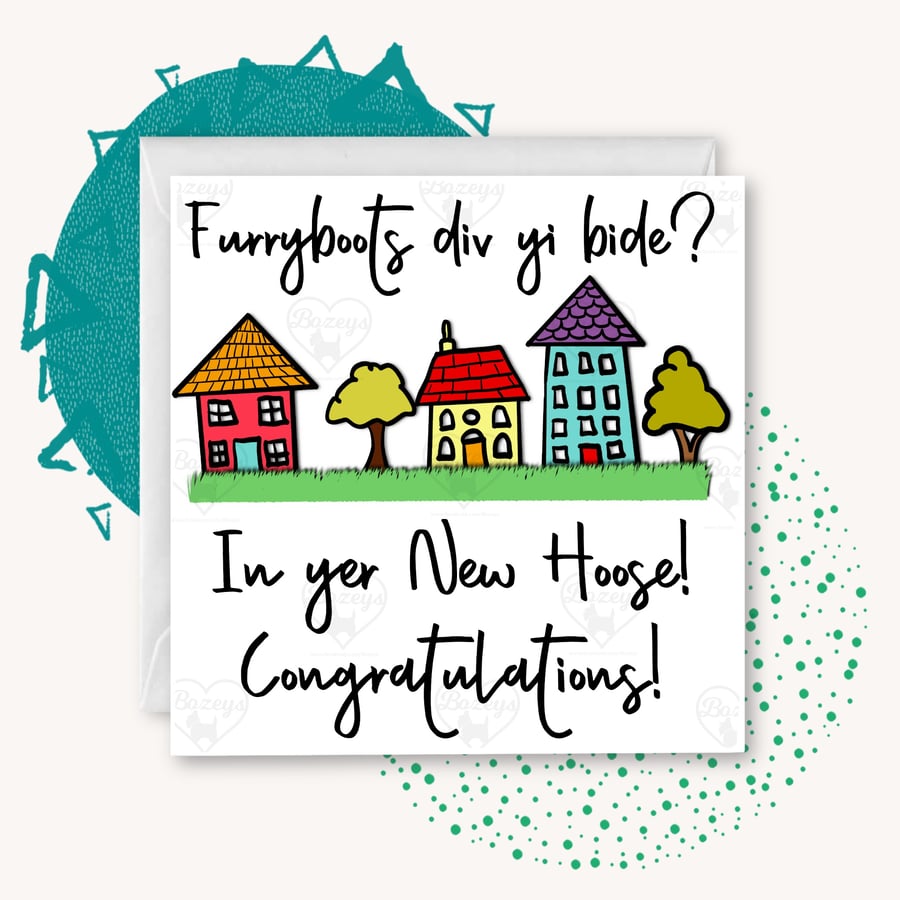 New Home card, Doric Style! 