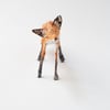 Salva Small Paper Mache Fox Sculpture