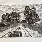 Narrow Boat On The Water