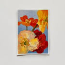 Hand-painted greeting card