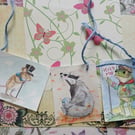 Whimsical watercolourgift tags