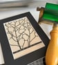Linocut Print - "Honesty" - Image 8
